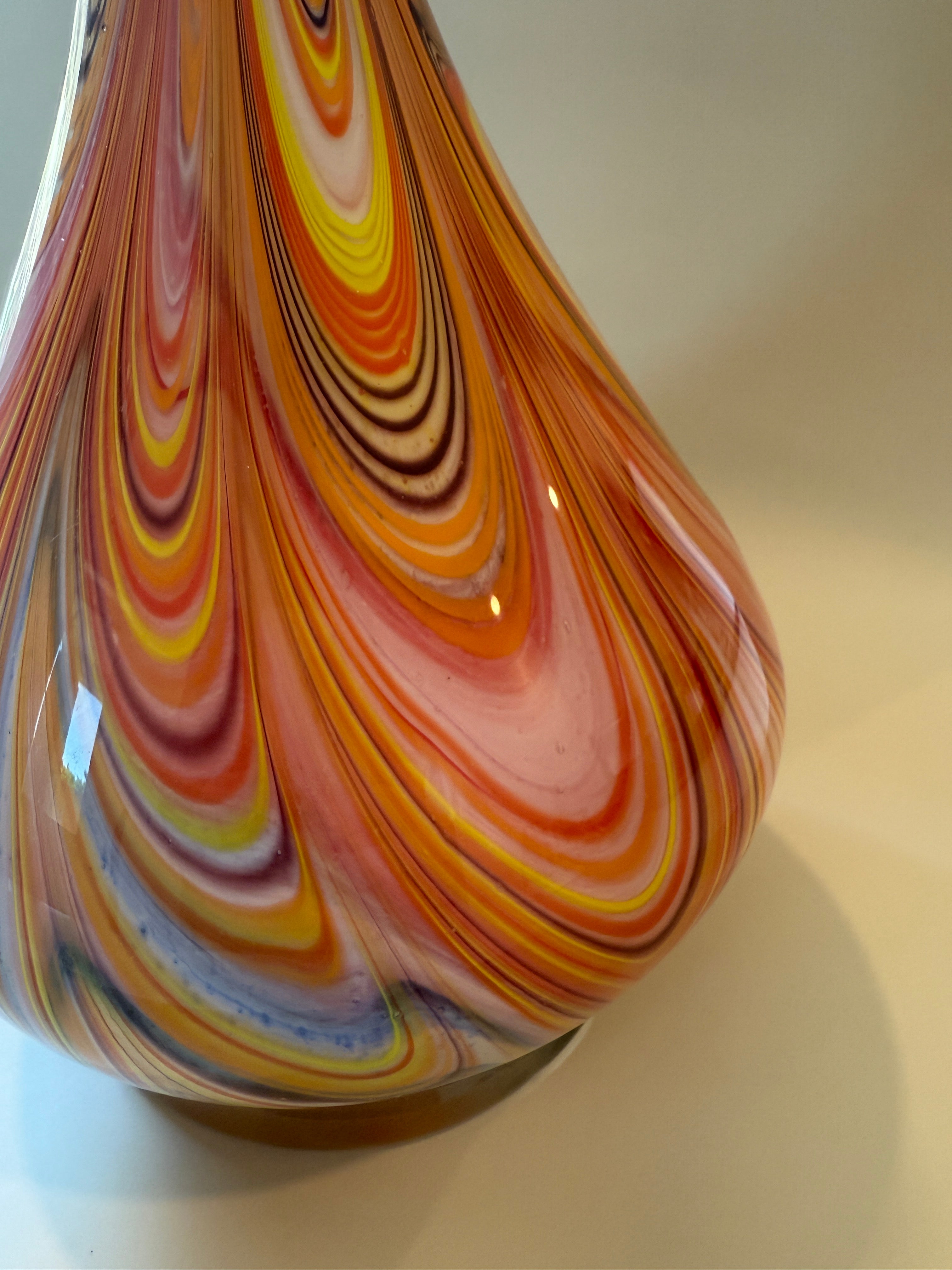 Vintage Murano Millefori Pattern Vase