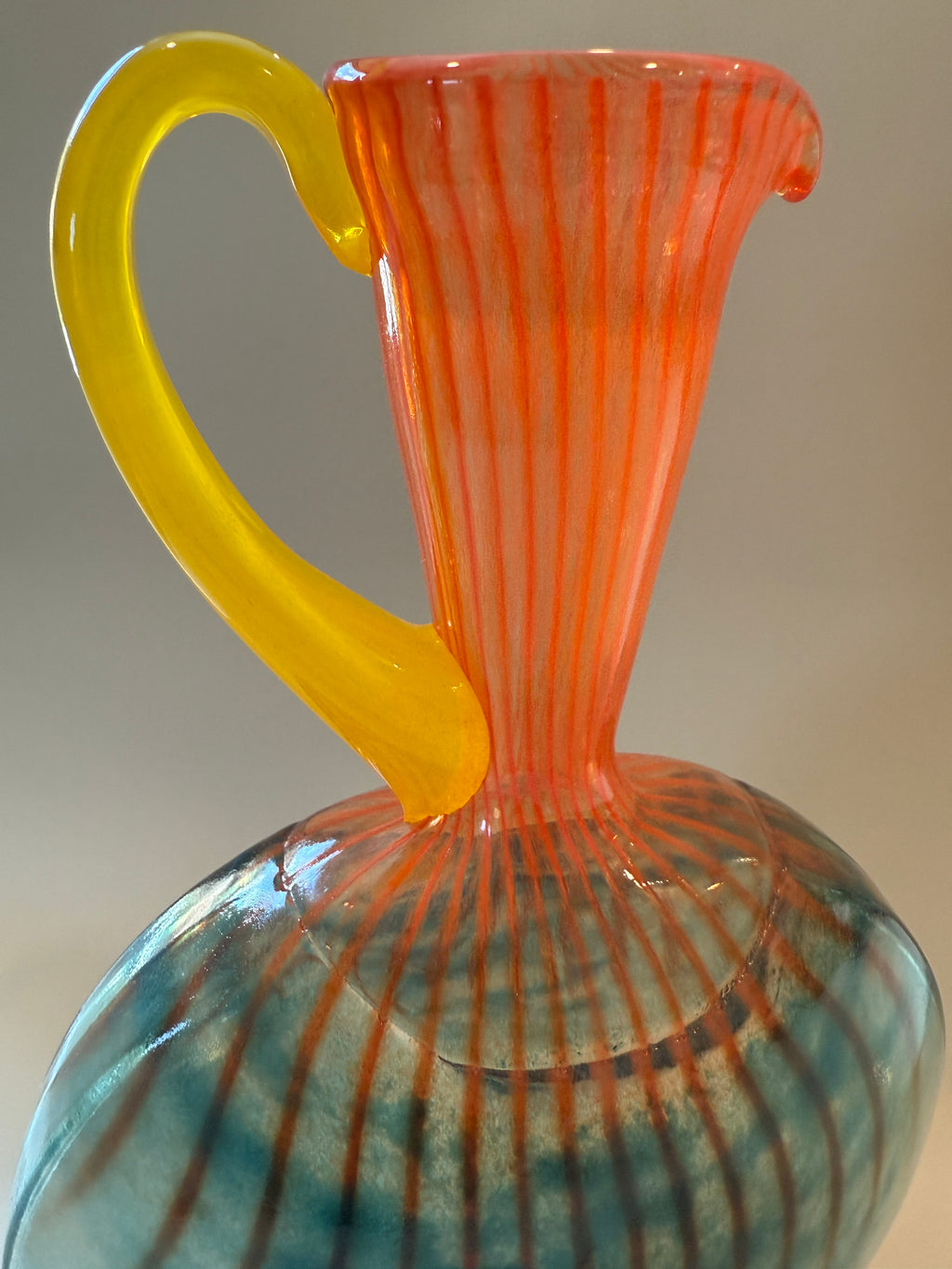 Kosta Boda "Bon Bon" Art Glass Ewer Jug