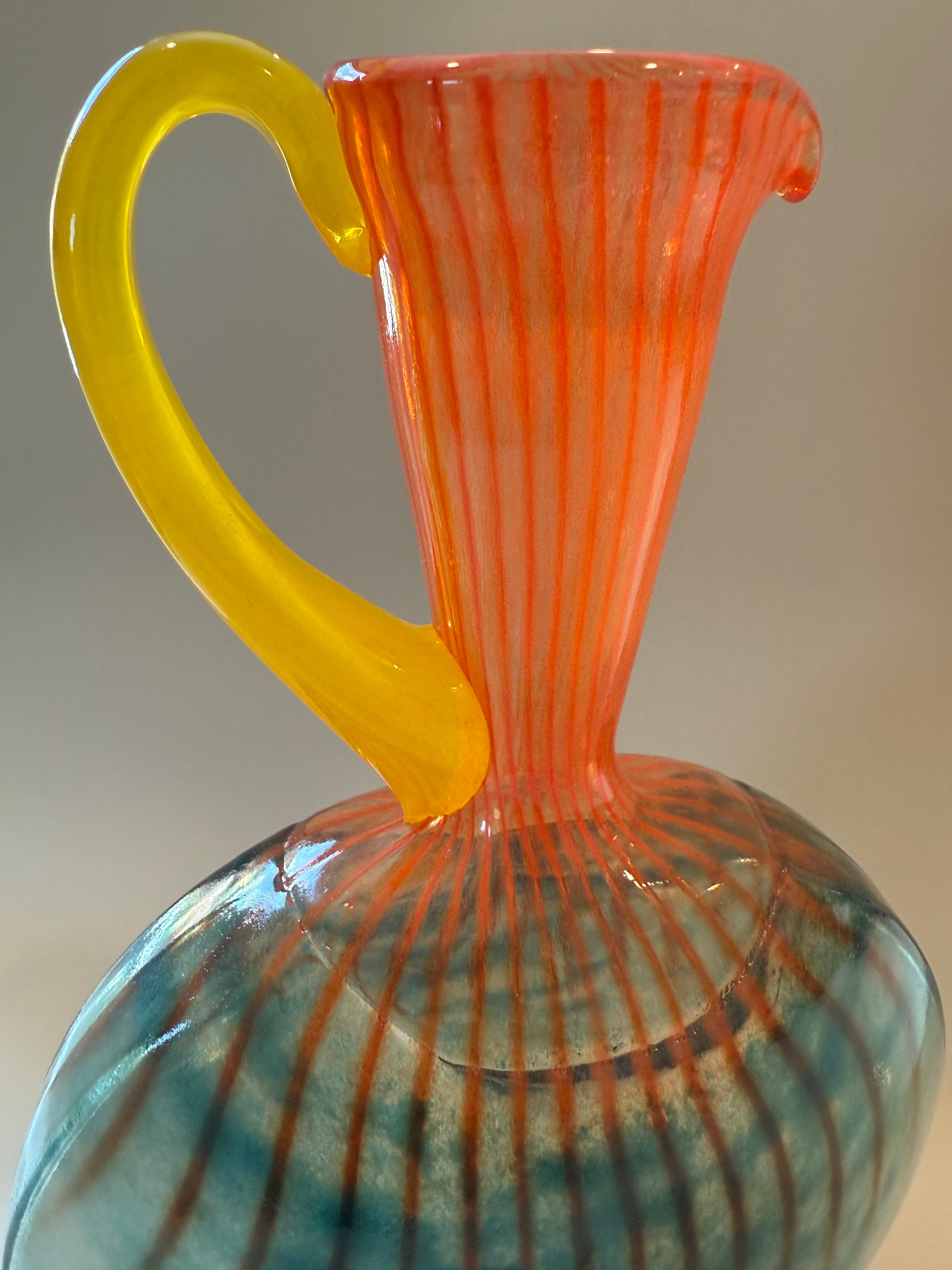 Kosta Boda "Bon Bon" Art Glass Ewer Jug