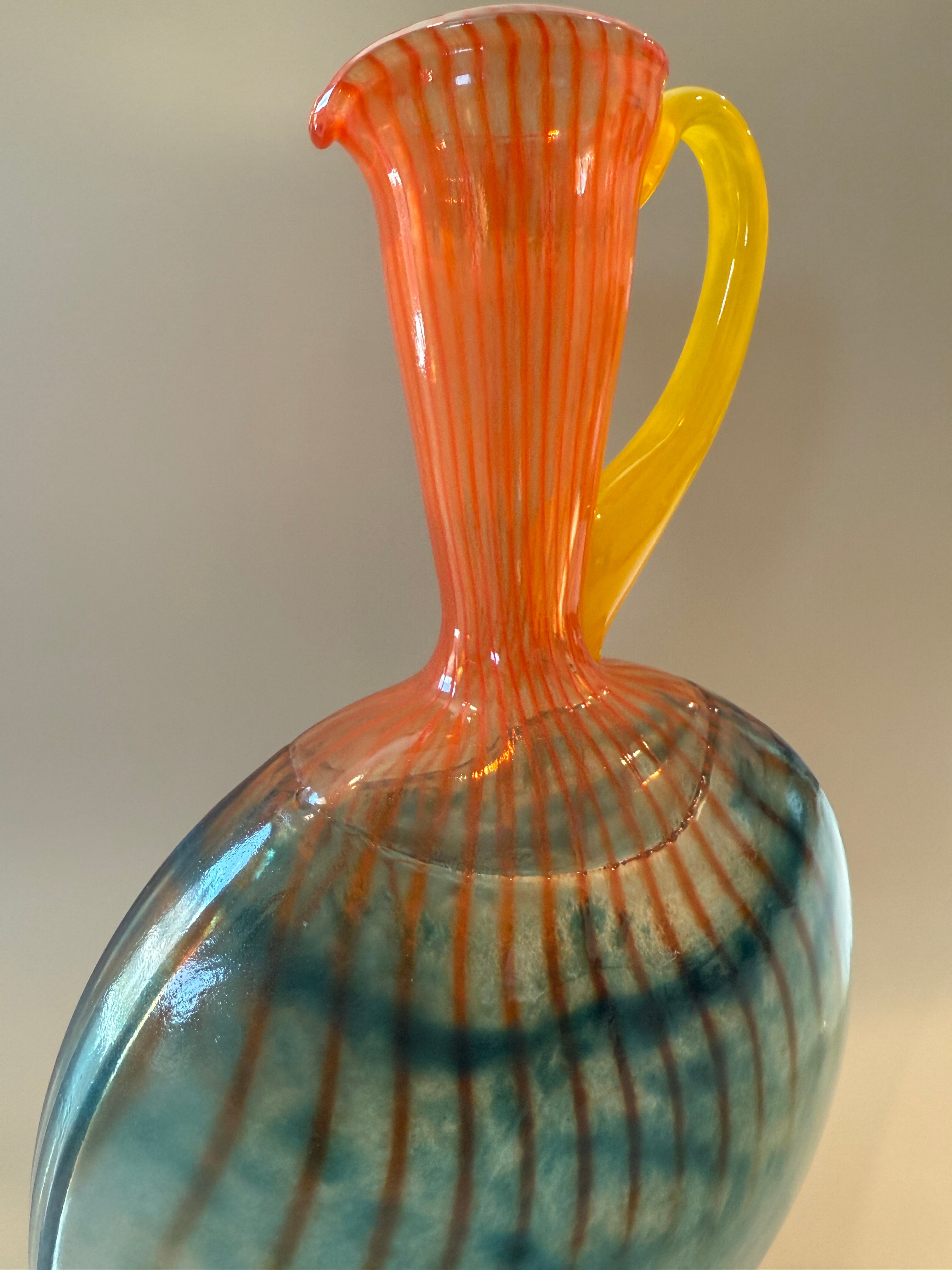 Kosta Boda "Bon Bon" Art Glass Ewer Jug