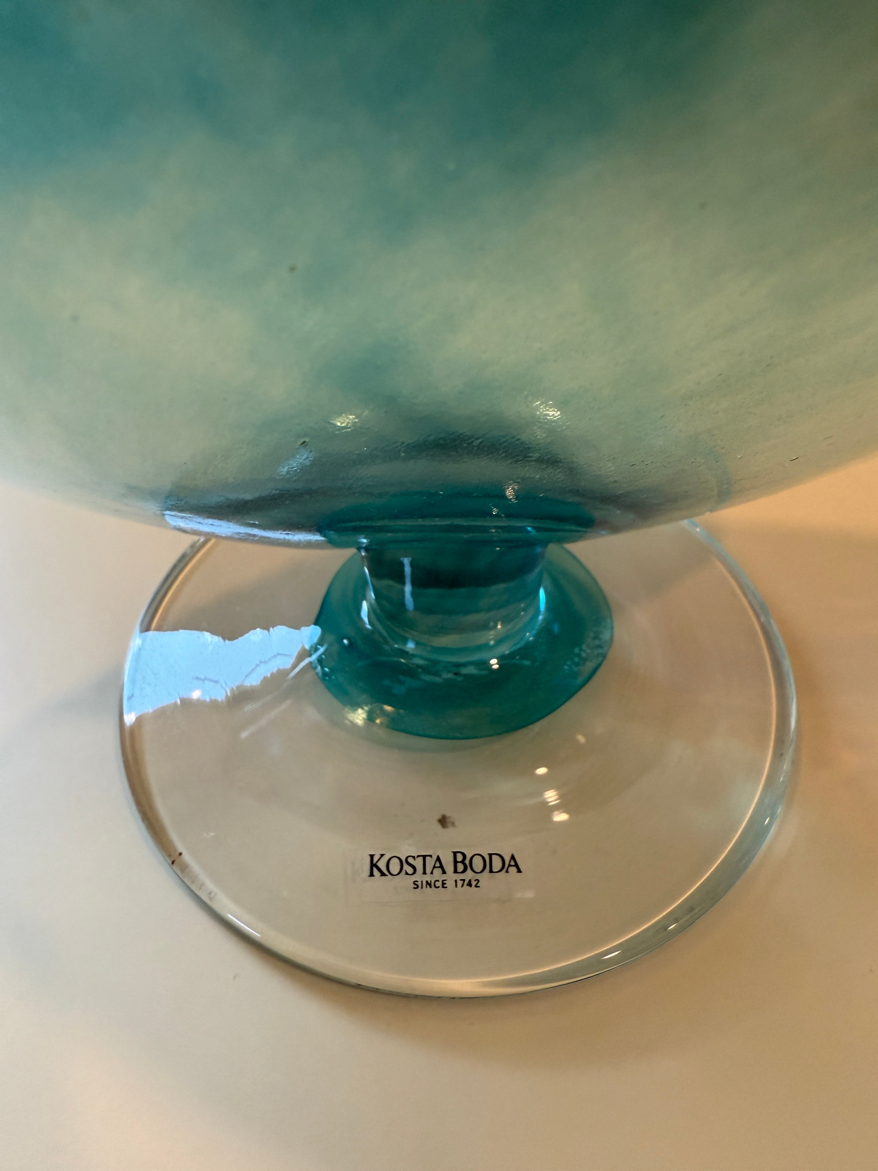Kosta Boda "Bon Bon" Art Glass Ewer Jug