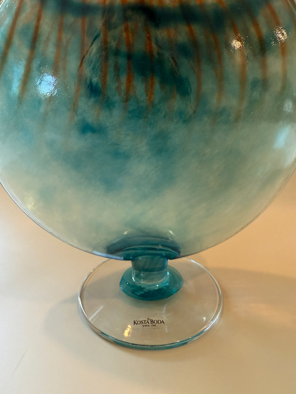 Kosta Boda "Bon Bon" Art Glass Ewer Jug