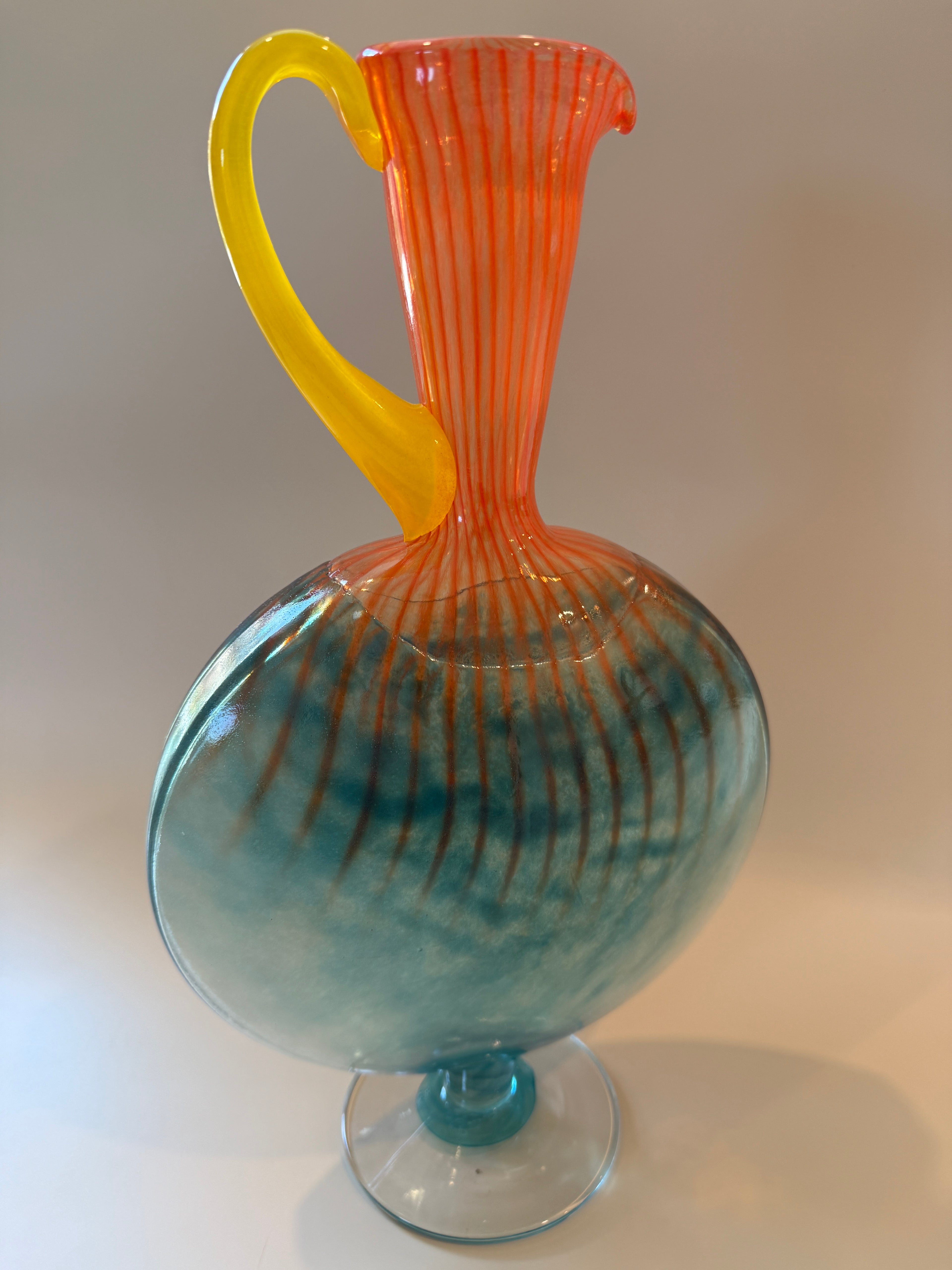 Kosta Boda "Bon Bon" Art Glass Ewer Jug