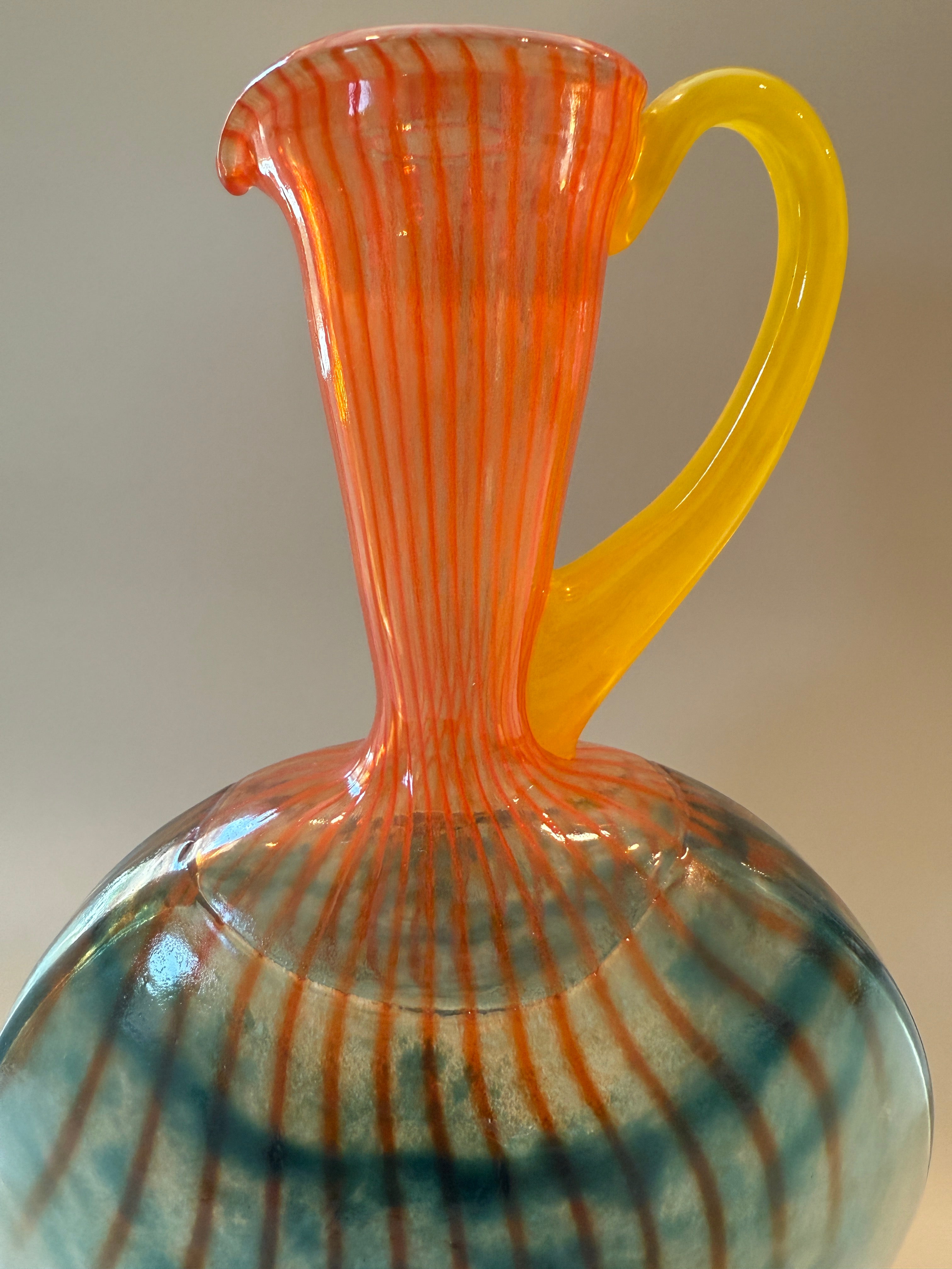 Kosta Boda "Bon Bon" Art Glass Ewer Jug
