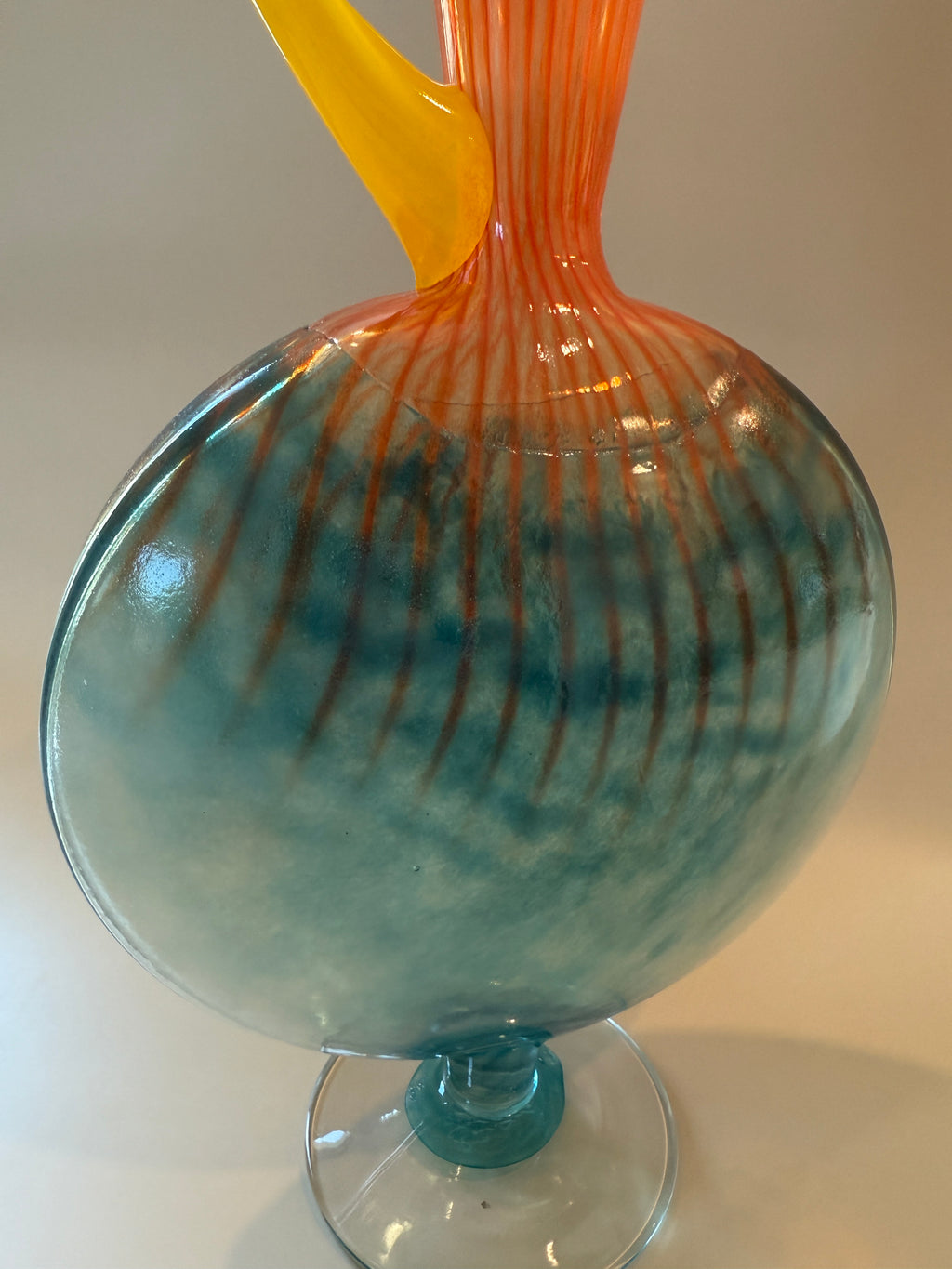 Kosta Boda "Bon Bon" Art Glass Ewer Jug
