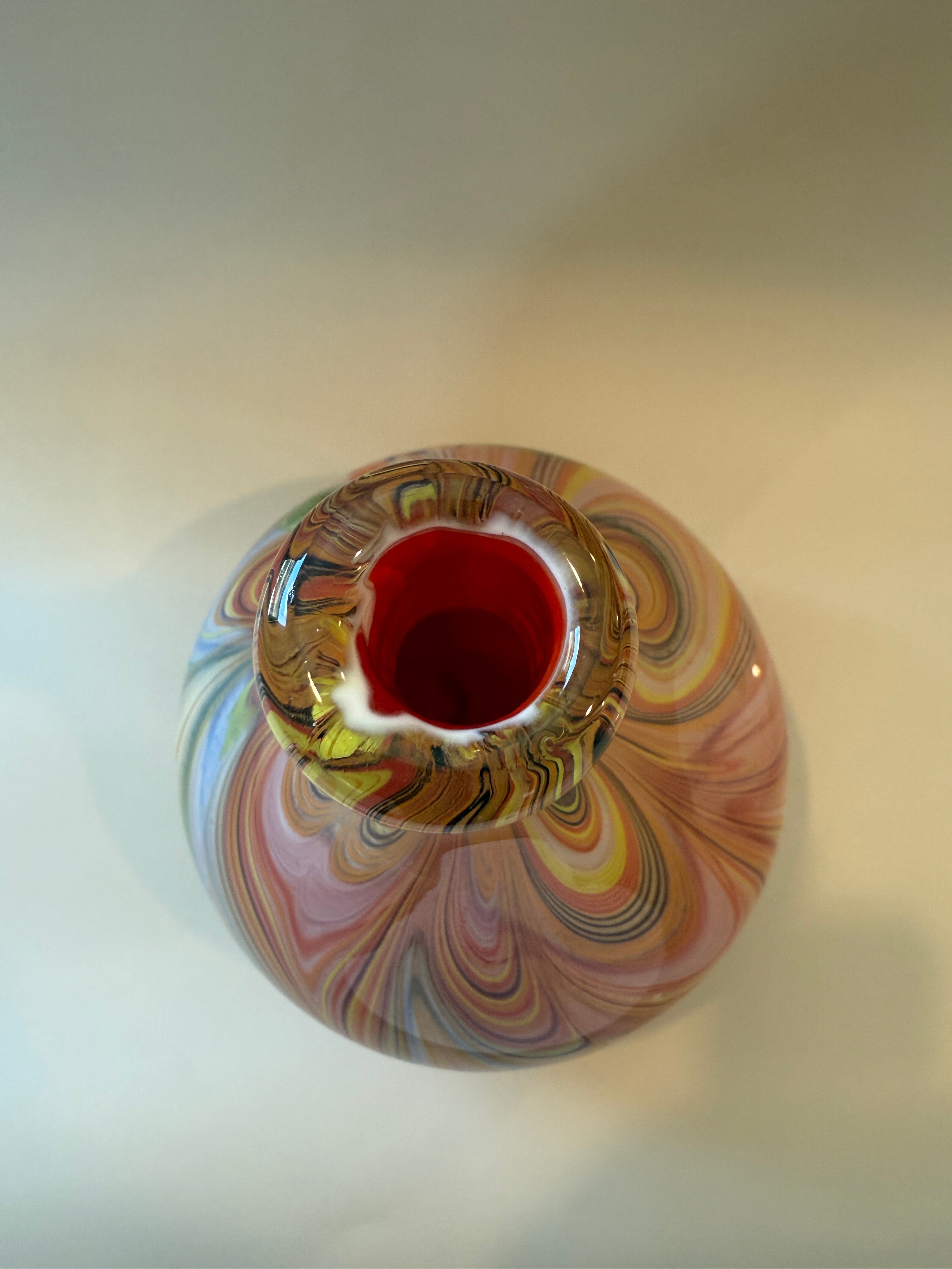 Vintage Murano Millefori Pattern Vase