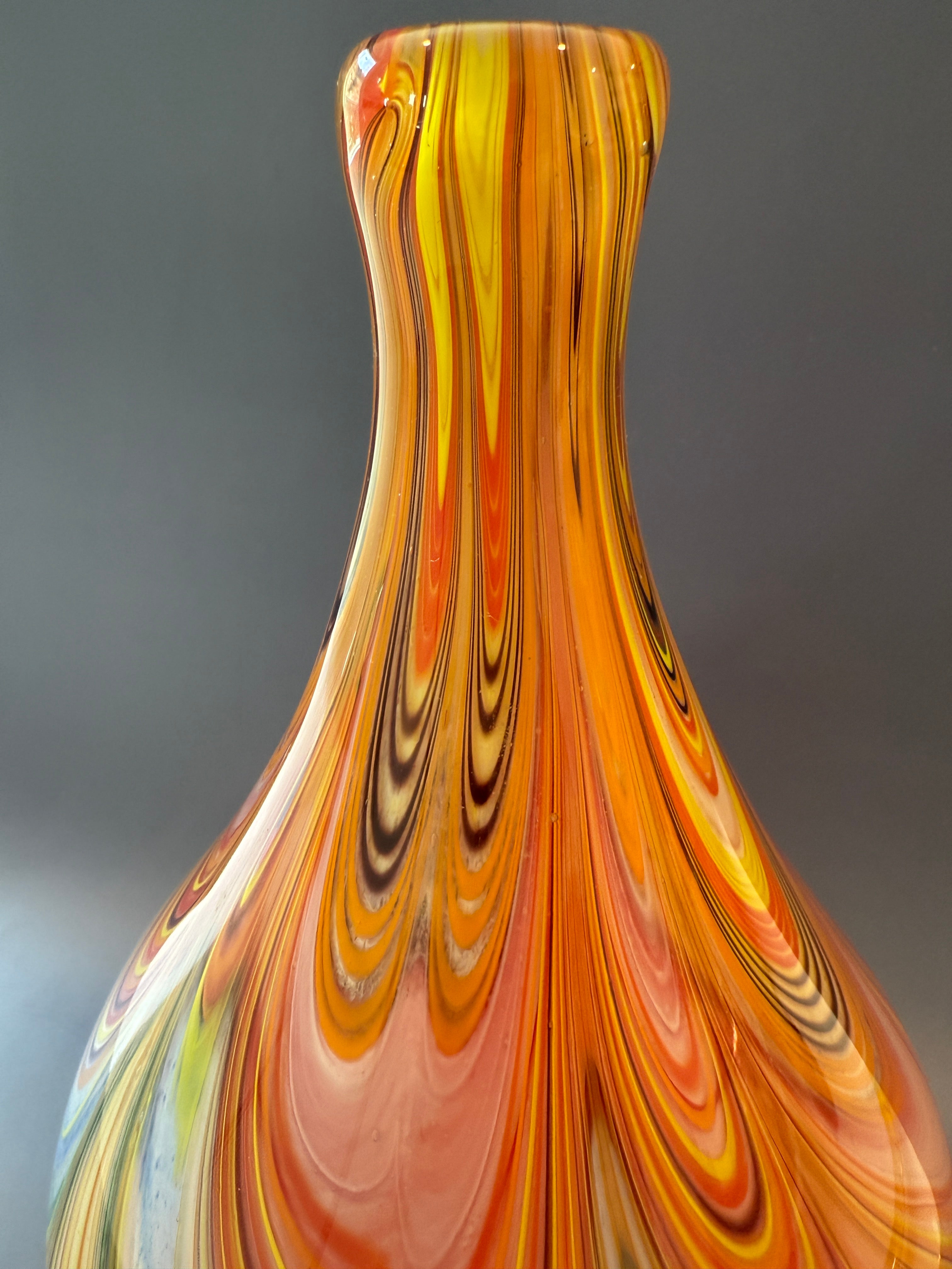 Vintage Murano Millefori Pattern Vase