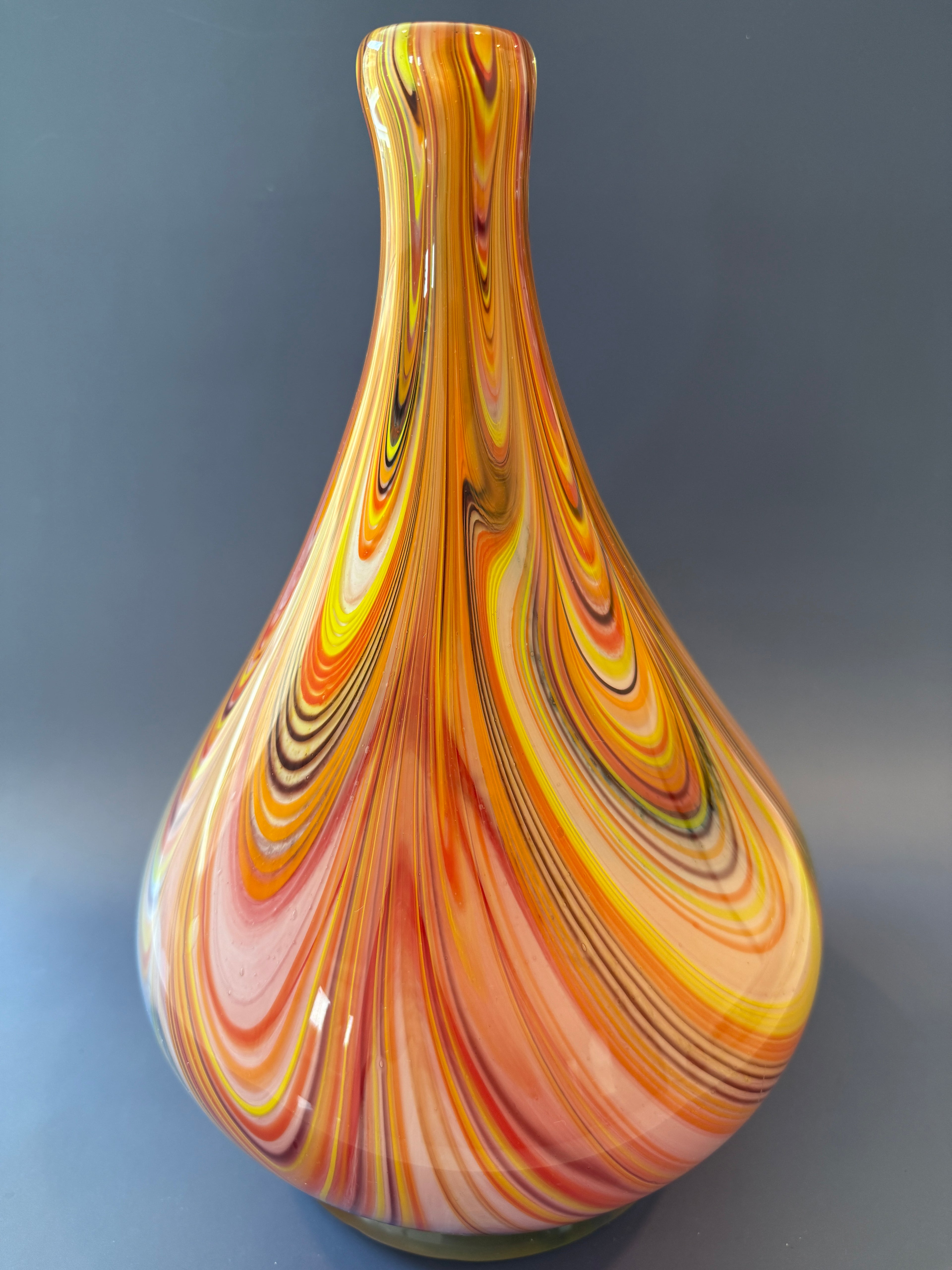 Vintage Murano Millefori Pattern Vase