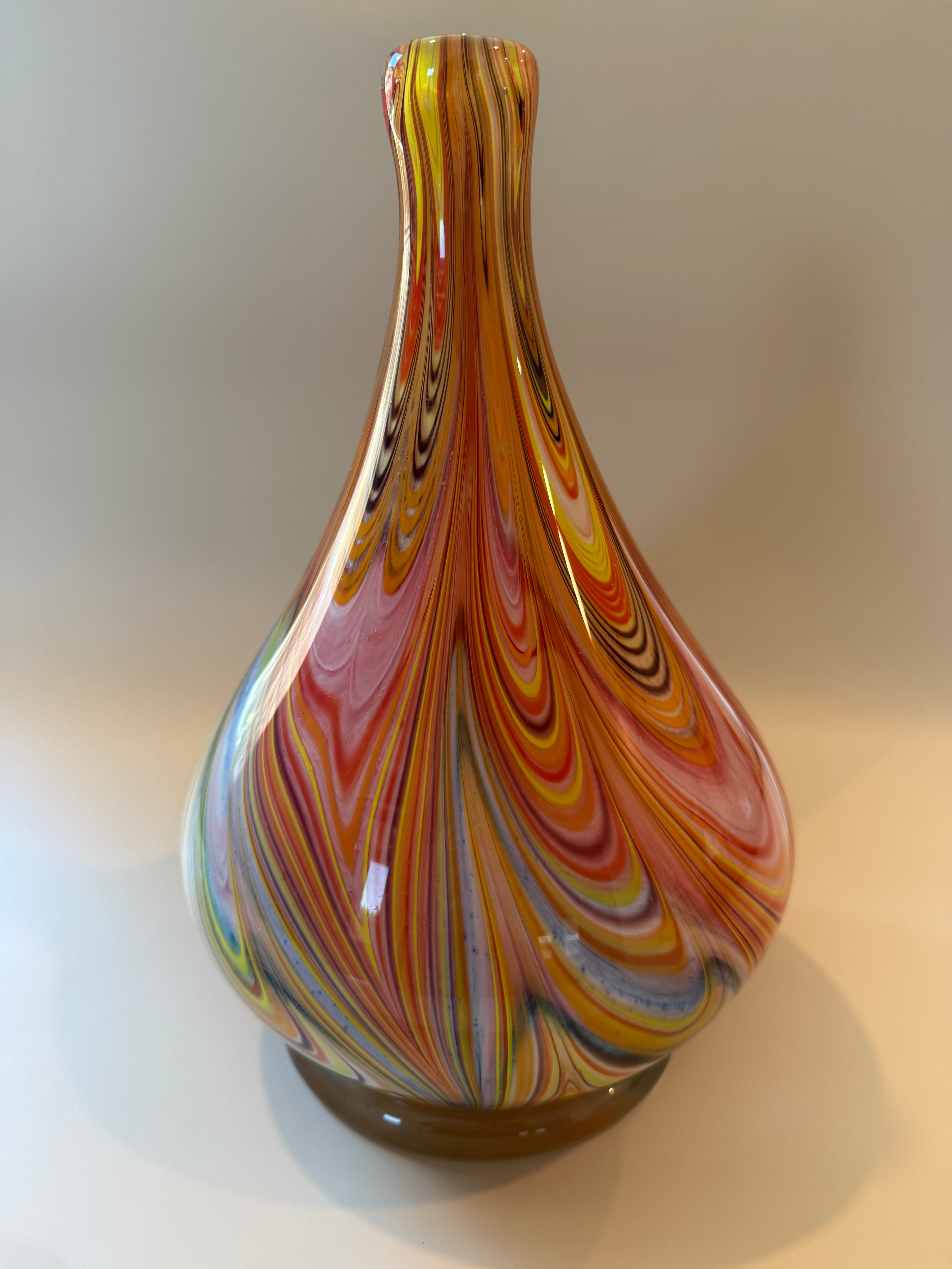 Vintage Murano Millefori Pattern Vase