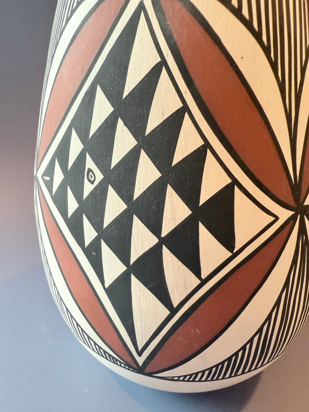 Vintage Signed Acoma Pottery Vase