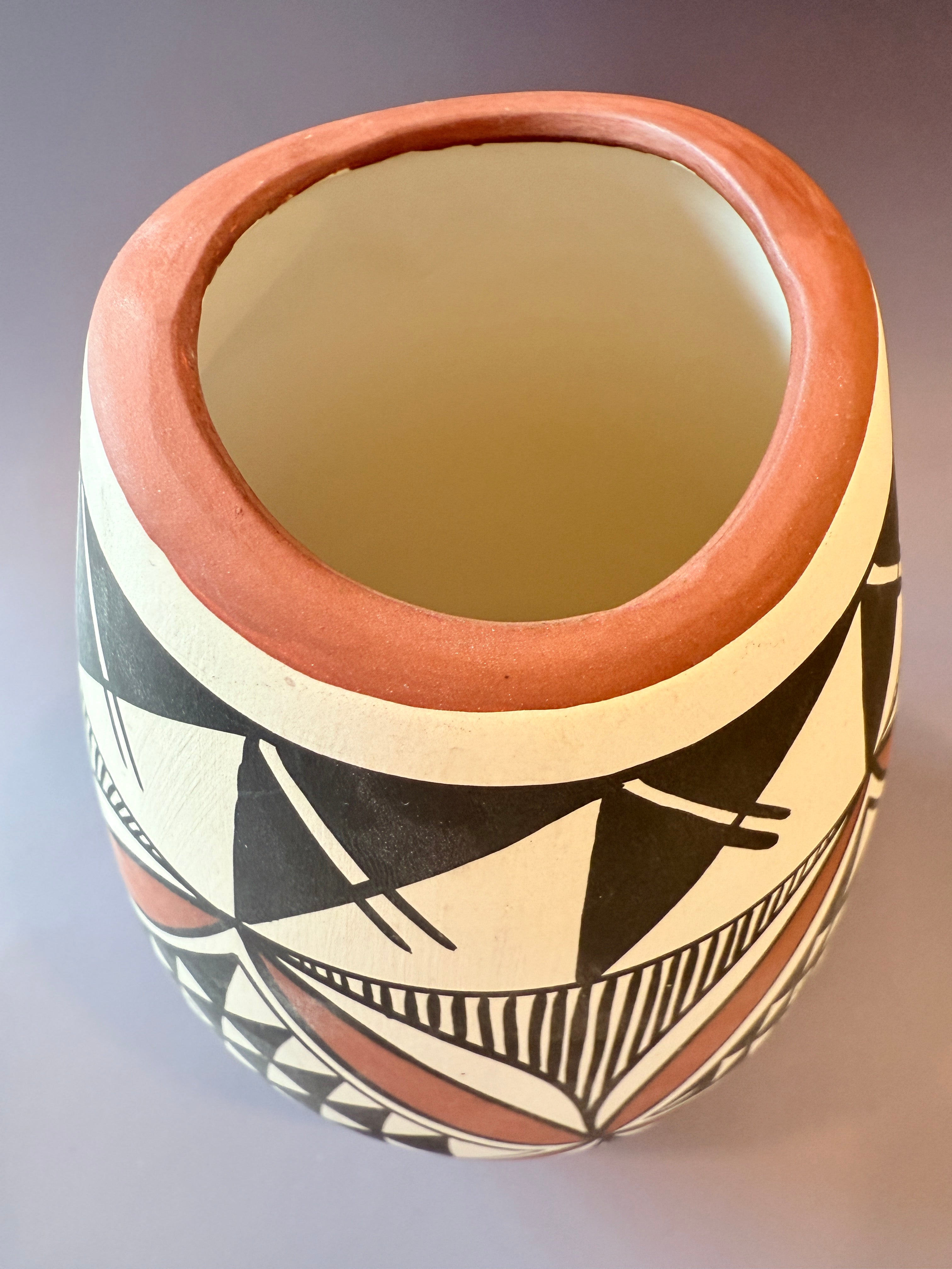 Vintage Signed Acoma Pottery Vase