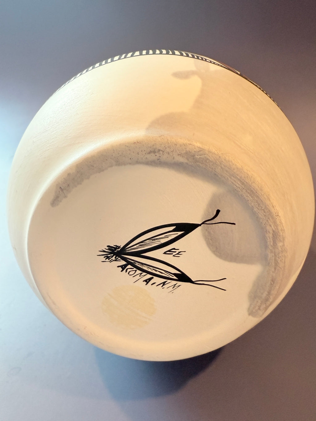 Vintage Signed Acoma Pottery Vase