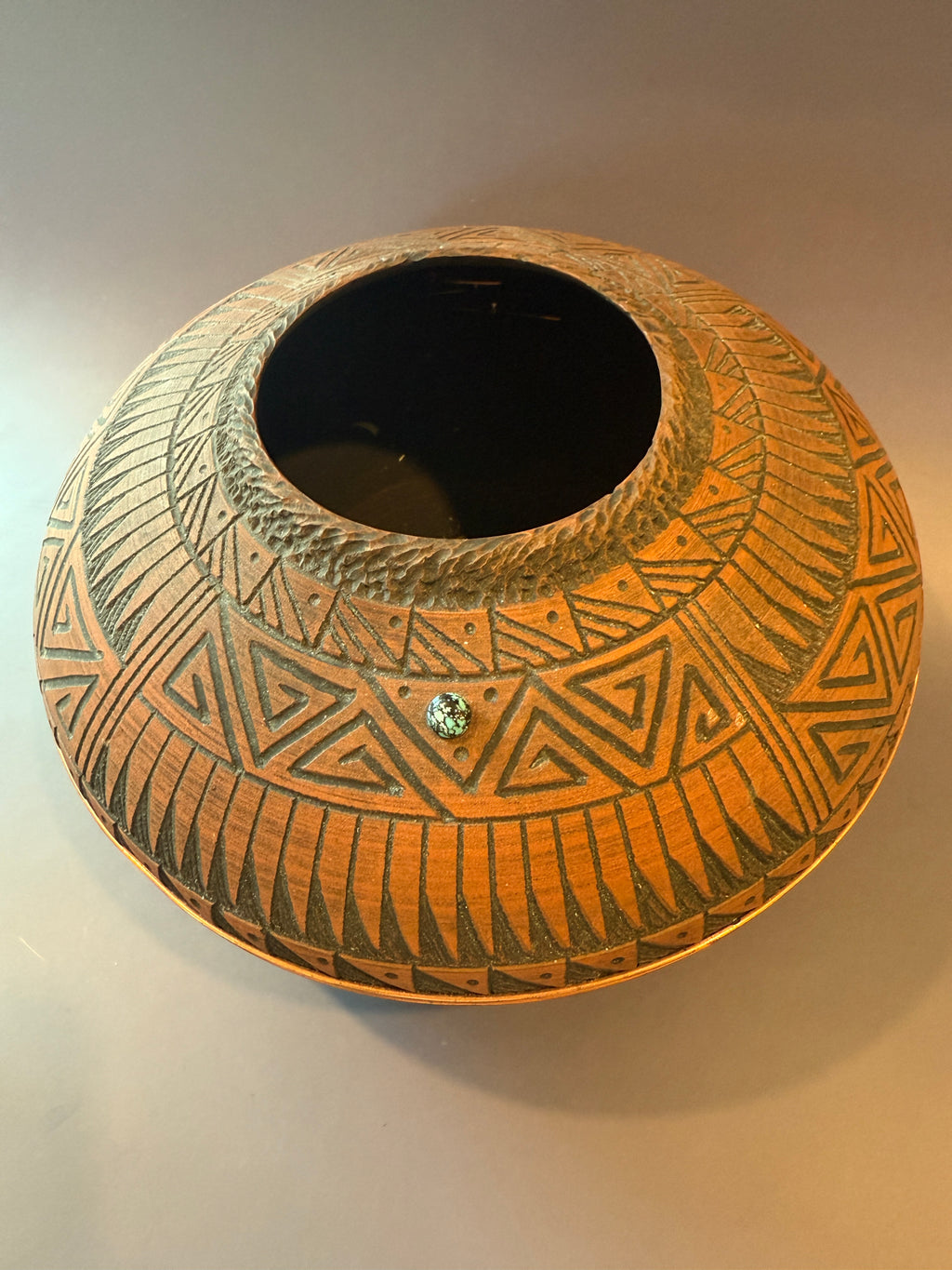 Navajo Pottery Vase Vintage Native American, Signed.