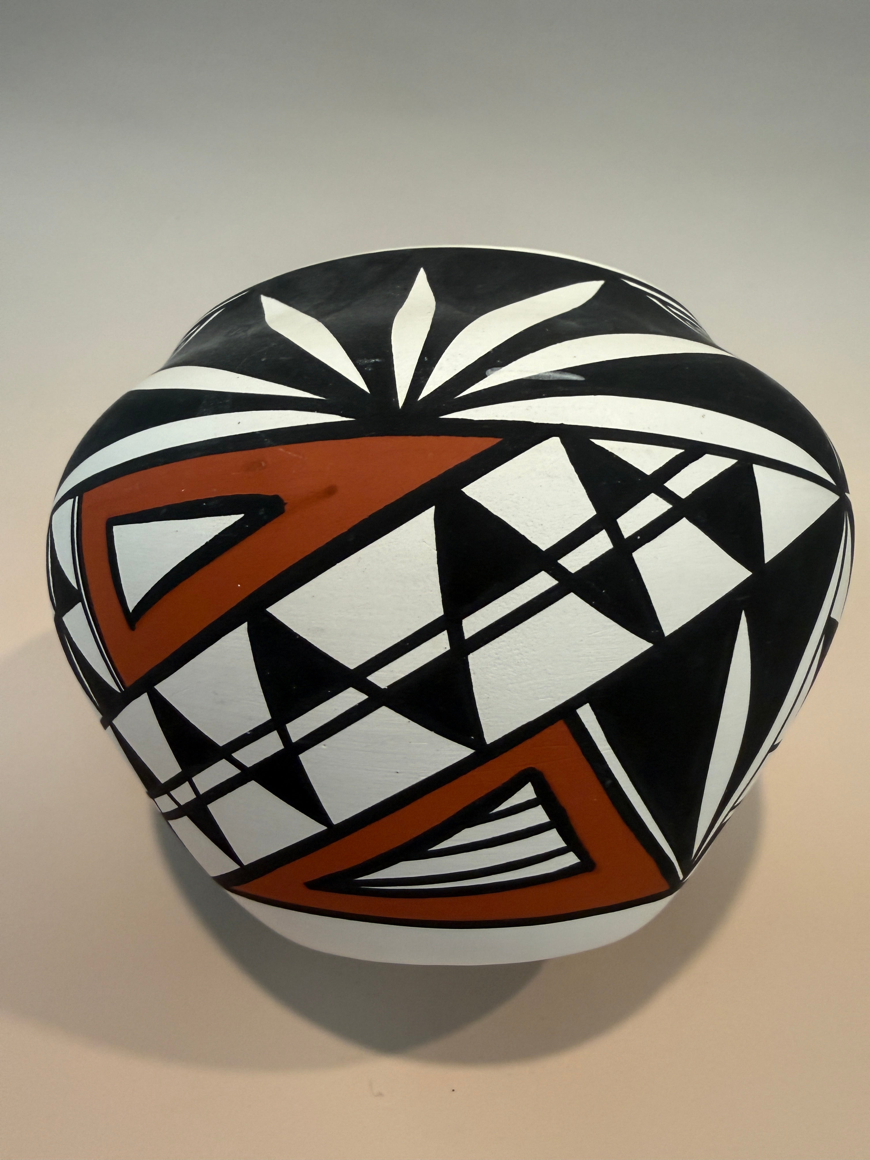 Acoma Pottery Bowl Signed.