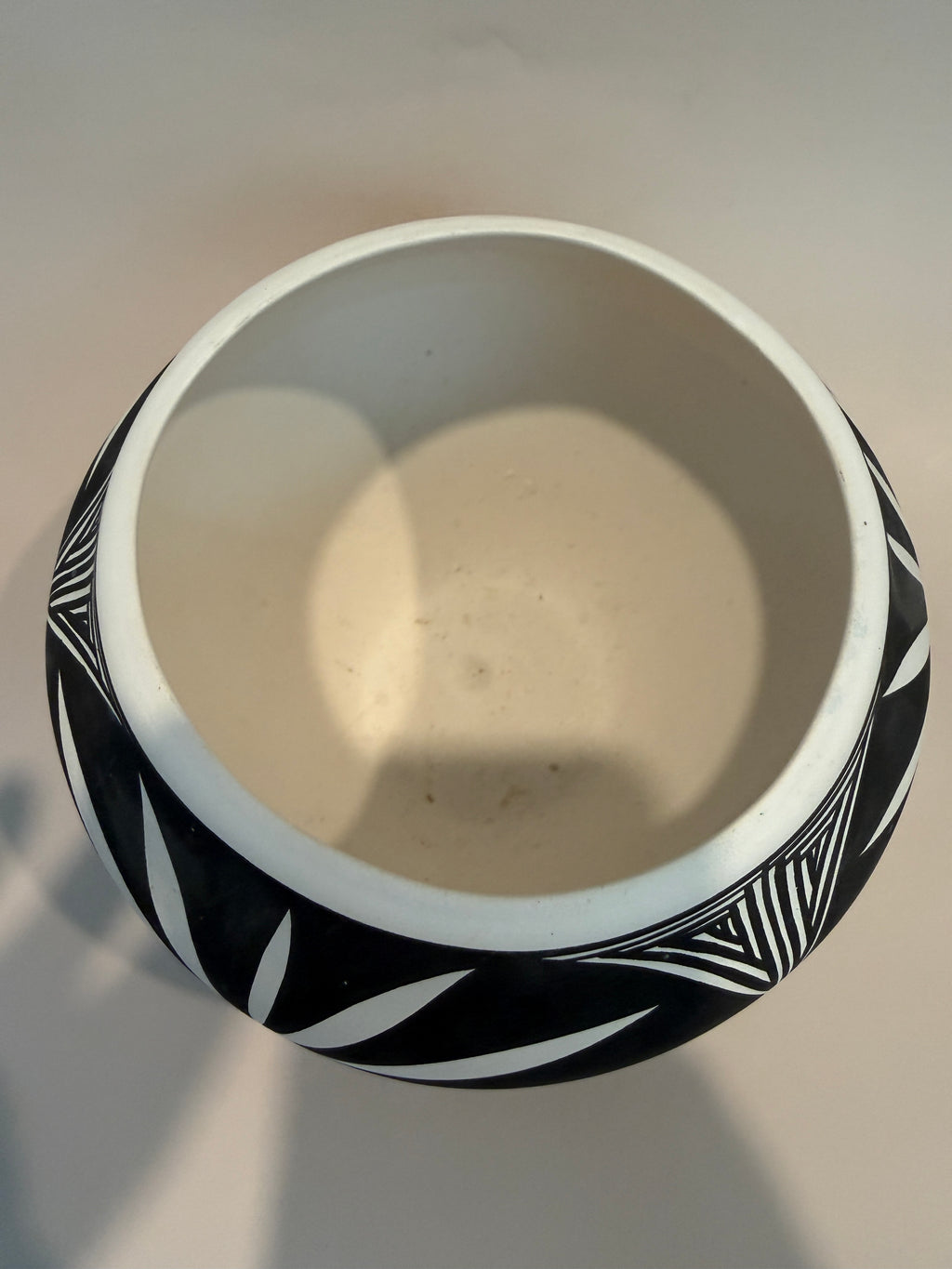 Acoma Pottery Bowl Signed.