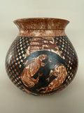 Vintage Mata Ortiz Ceramic Pot by Paty Ortiz.