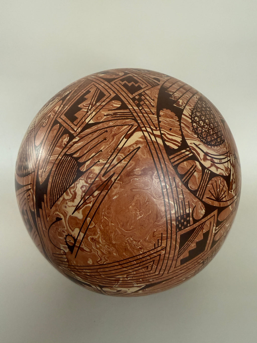 Vintage Mata Ortiz Ceramic Pot by Eduardo “Chevo” Ortiz.
