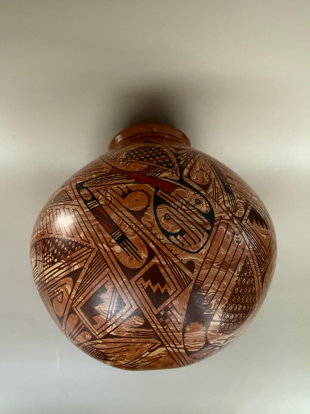 Vintage Mata Ortiz Ceramic Pot by Eduardo “Chevo” Ortiz.